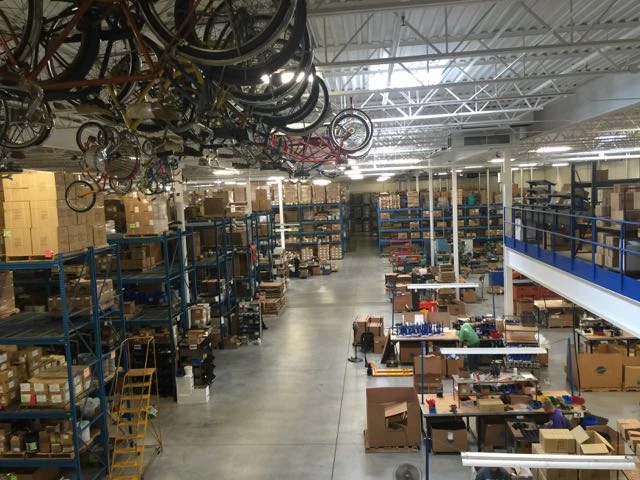 A little of the Park Tool office.