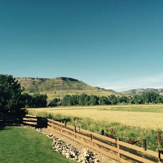 The view this morning.