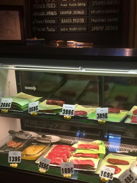 We ate steak on Saturday, after the ride. We split two between the 4 of us. Bill cooked them. It was one of those cook your own meat places.