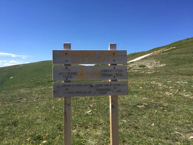 Top of Kokomo Pass.