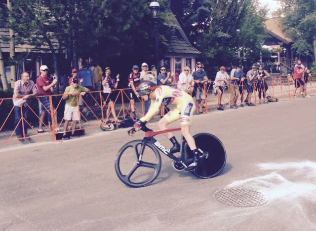 And Rohan Dennis in the last corner. He smeared everyone.