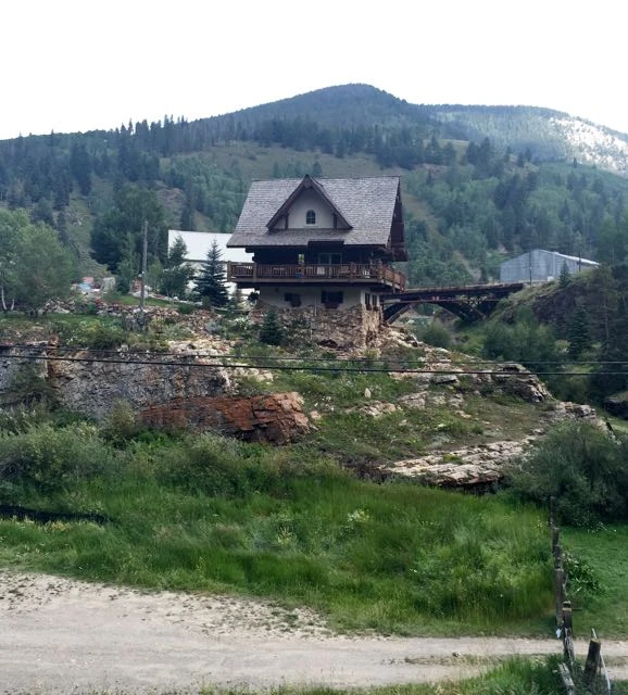 This house looked super Swiss. It is in Red Cliff.