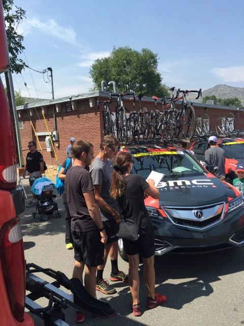 Trudi working yesterday morning.