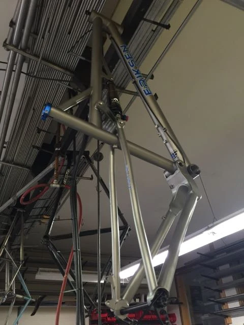 My new dual suspension frame.