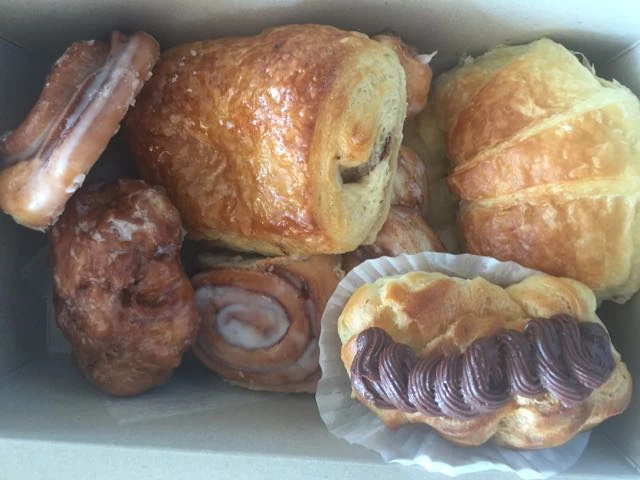 Then I went to a bakery and bought a bunch of shitty food.