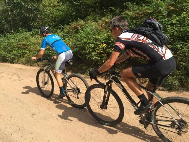 Bill and Karl on Janet road. 