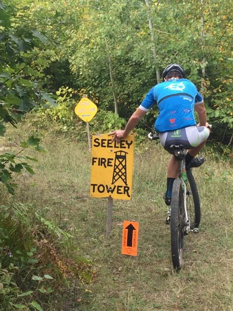 Waiting at the top of the high point.