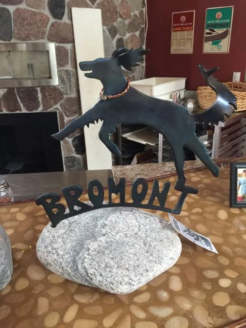 Sara Balbin, Gary Crandell&rsquo;s wife, made this in remembrance of Bromont. 