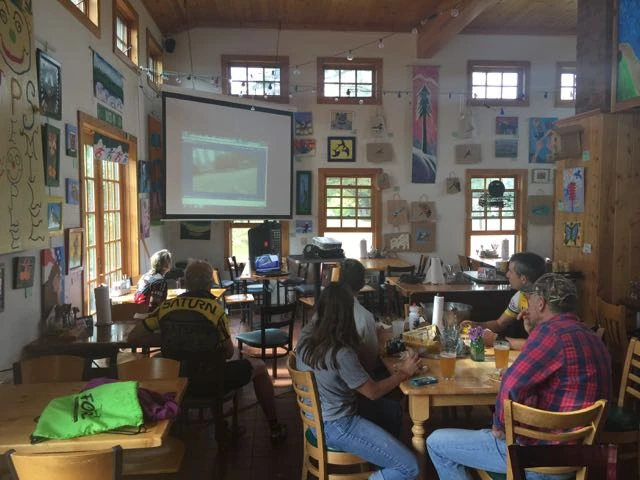 Nearly everyone in Dennis&rsquo; neighborhood was there watching and cheering for Gwen Jorgensen. 