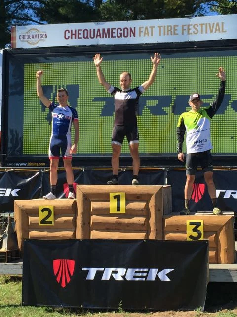 Jeff, Dave and Corey on the podium.