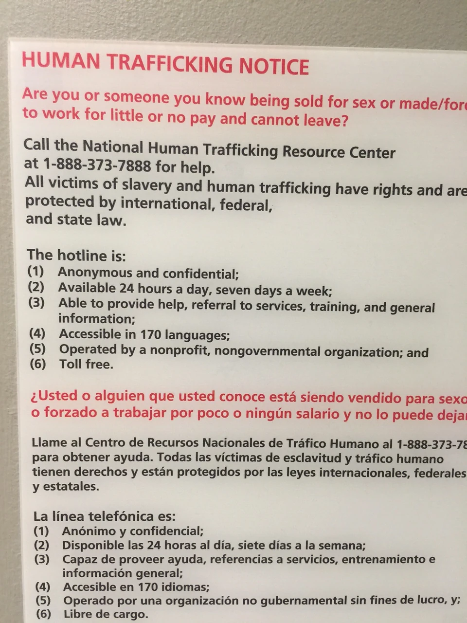 This was in the bathroom at the Atalanta airport. I wonder if anyone has been &ldquo;saved&rdquo; by this being posted.