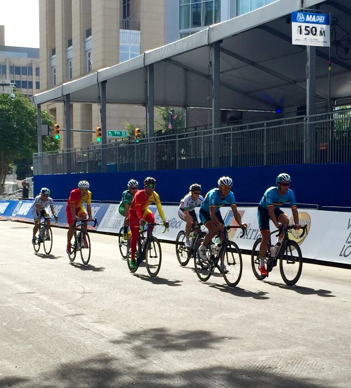 Yesterday the course was closed for road training. Lots of people were out taking photos of their favorite riders.