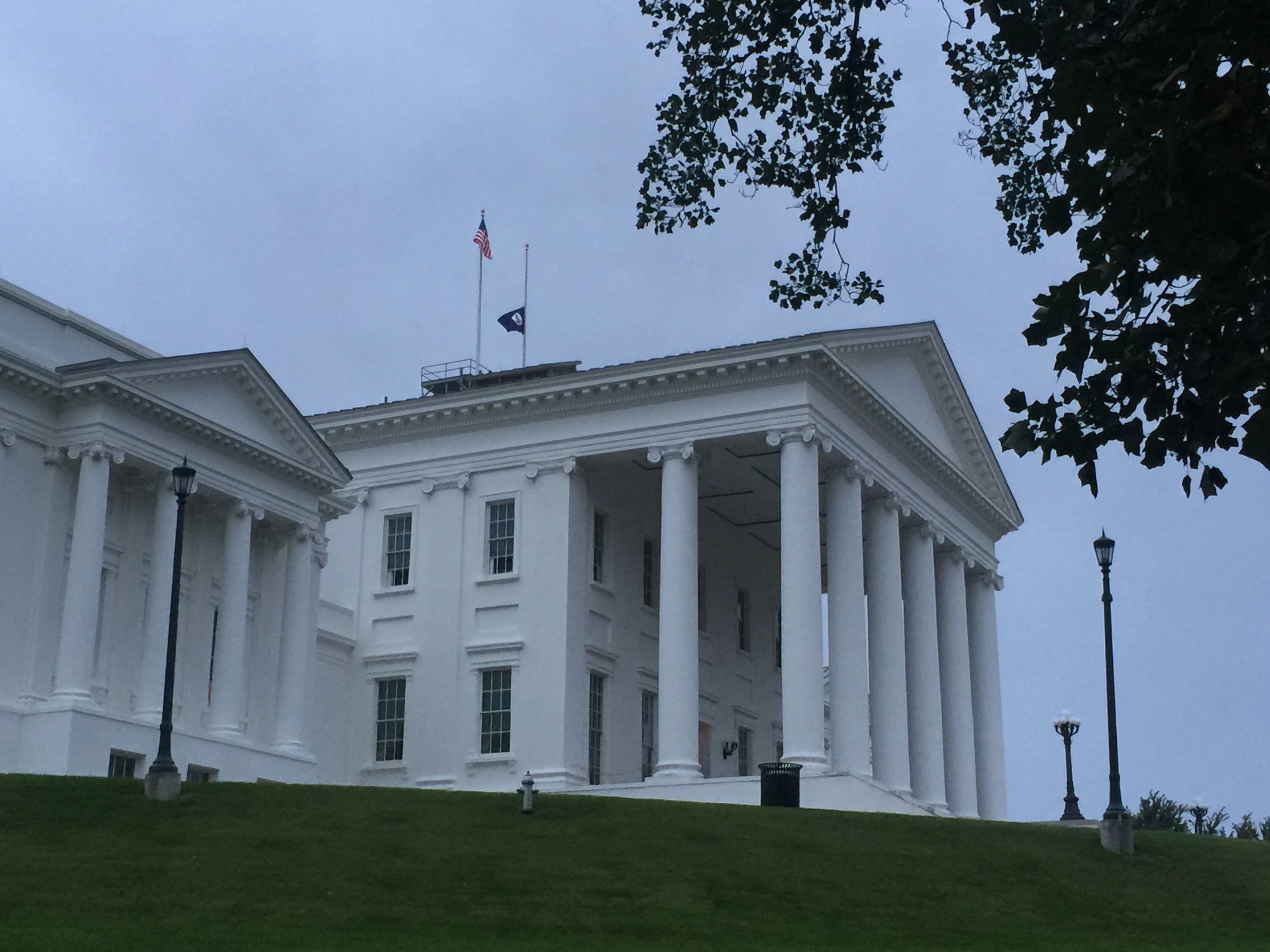 The Virginia State Capitol building.