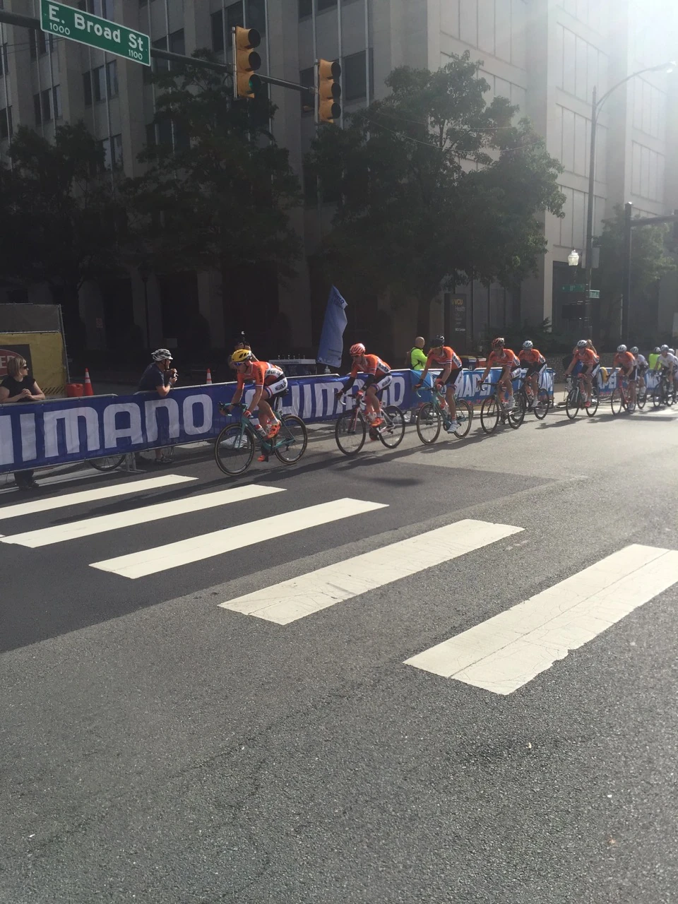 I think this was either the full 1st lap or 2nd lap of the race. There were 16 laps. The whole Dutch team at the front riding. For who or what?