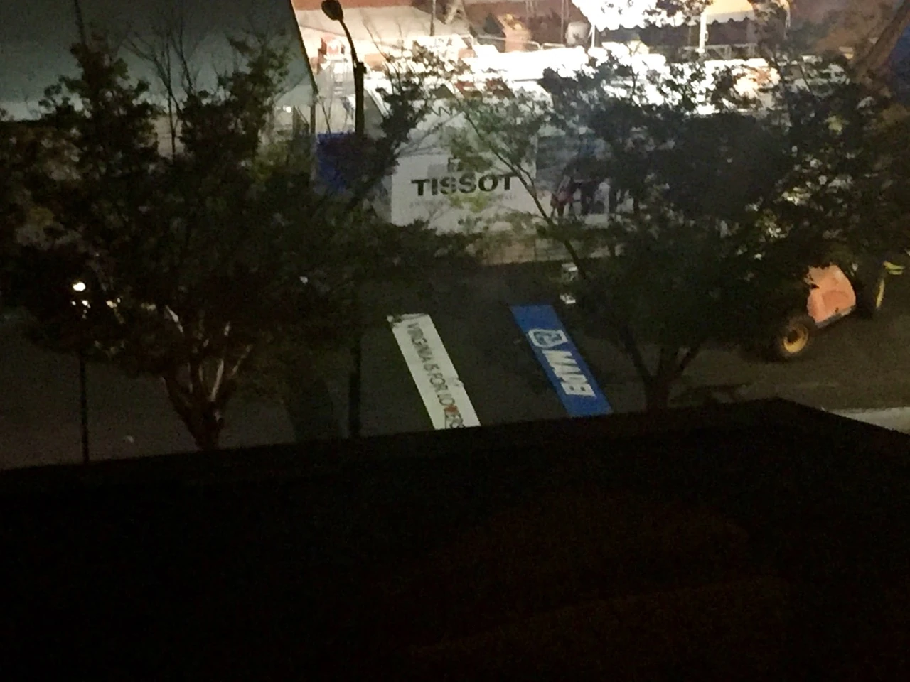 After Mr. Policeman last night.