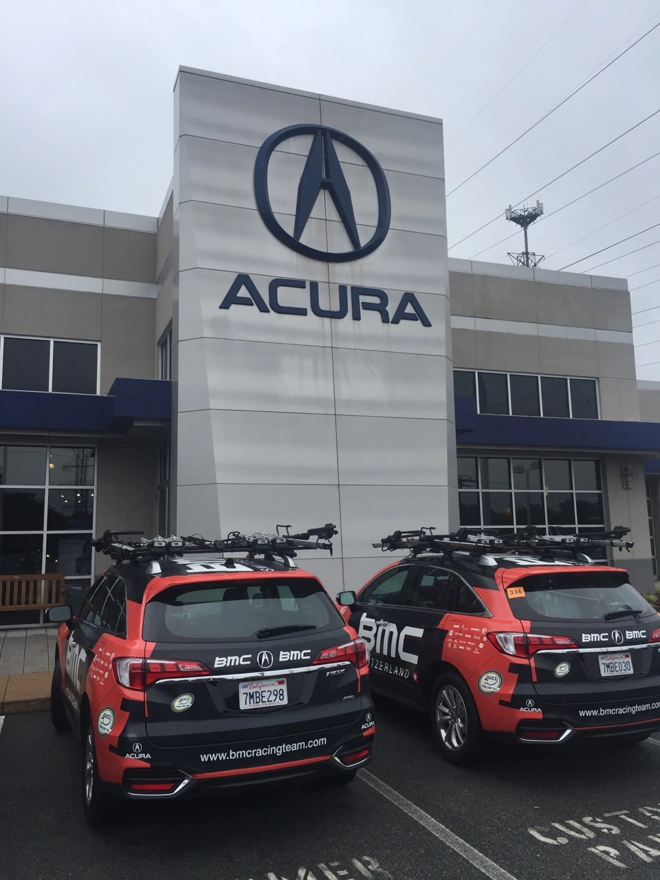 We had to drop off the extra BMC cars to be shipped back to California.