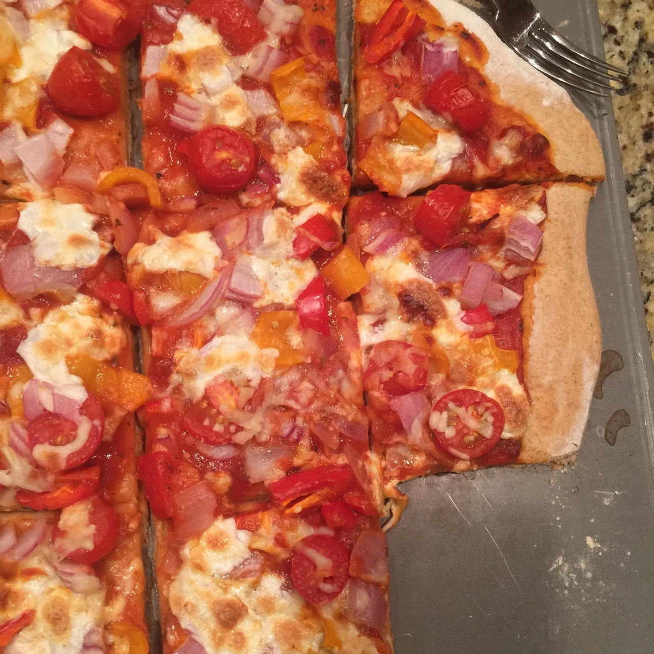 Karl&rsquo;s pizza. It was great.