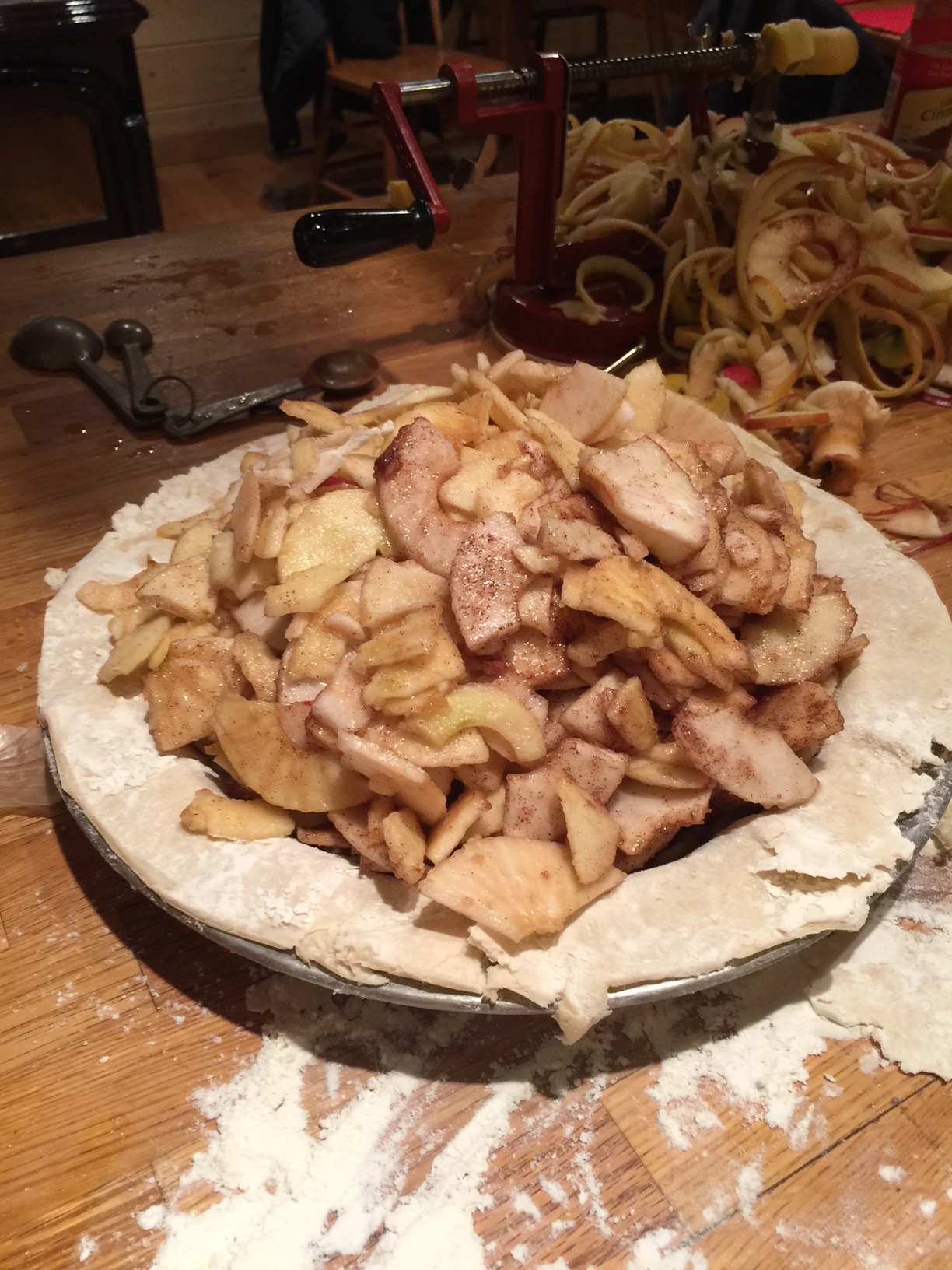 Used up the last of the apples.