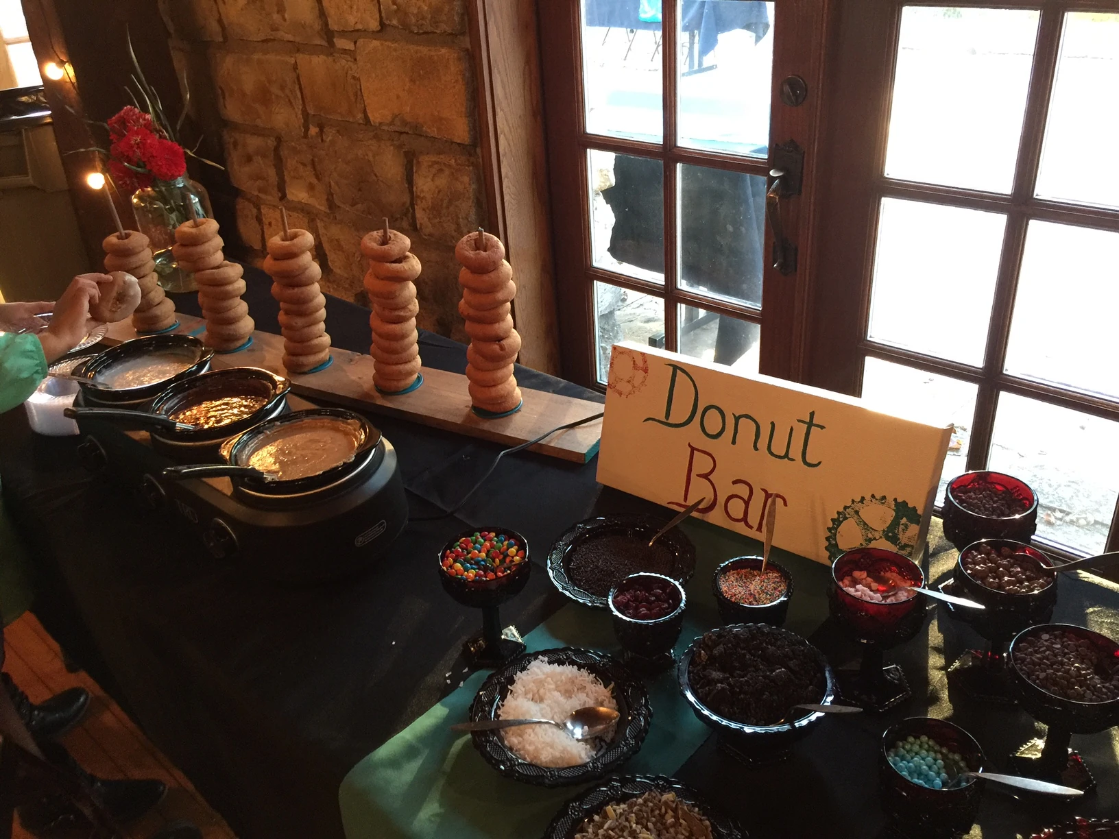 There was a potato buffet, but this was more popular.