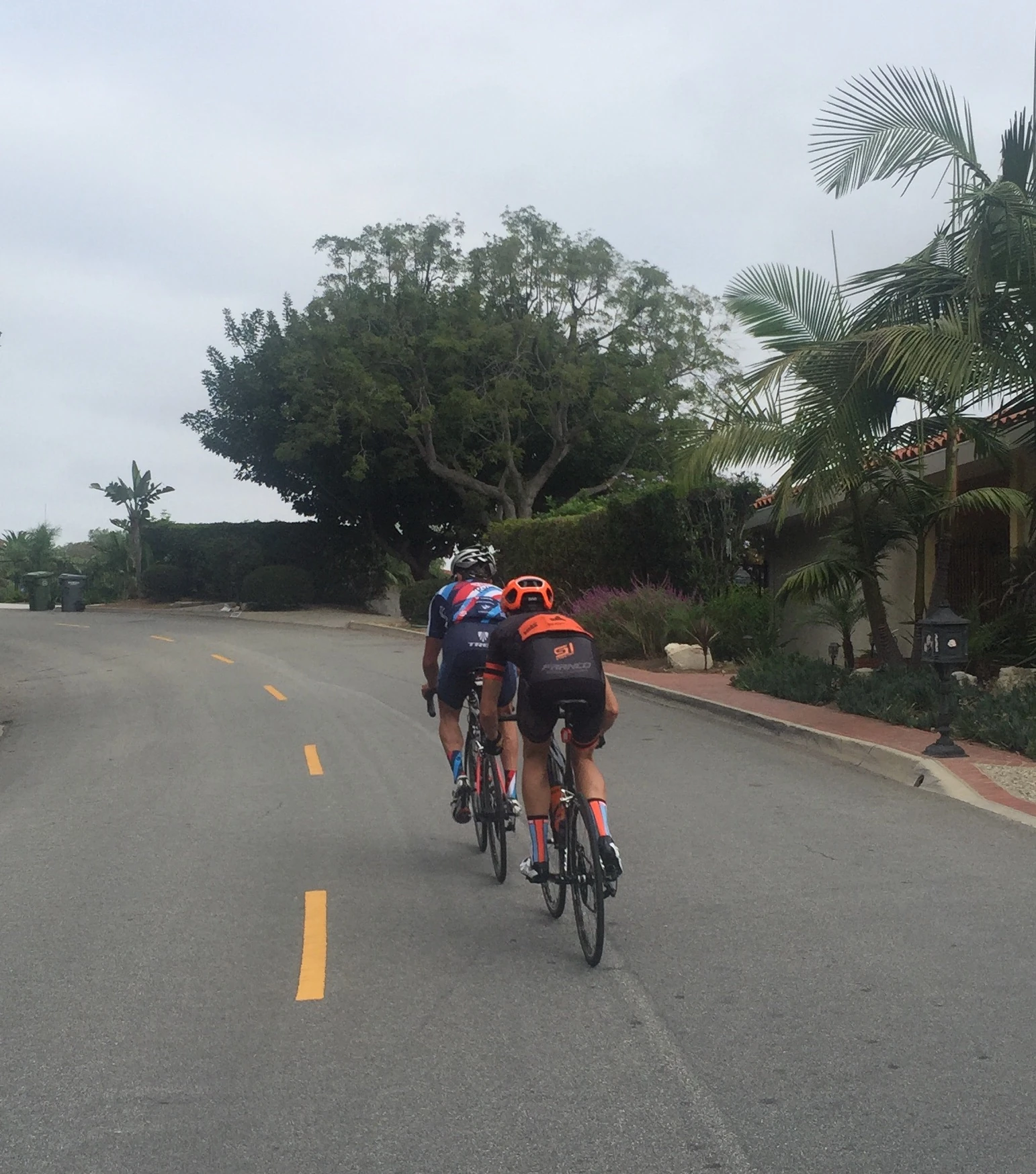 Michael Smith and Seth Davidson climbing the 2nd time up.