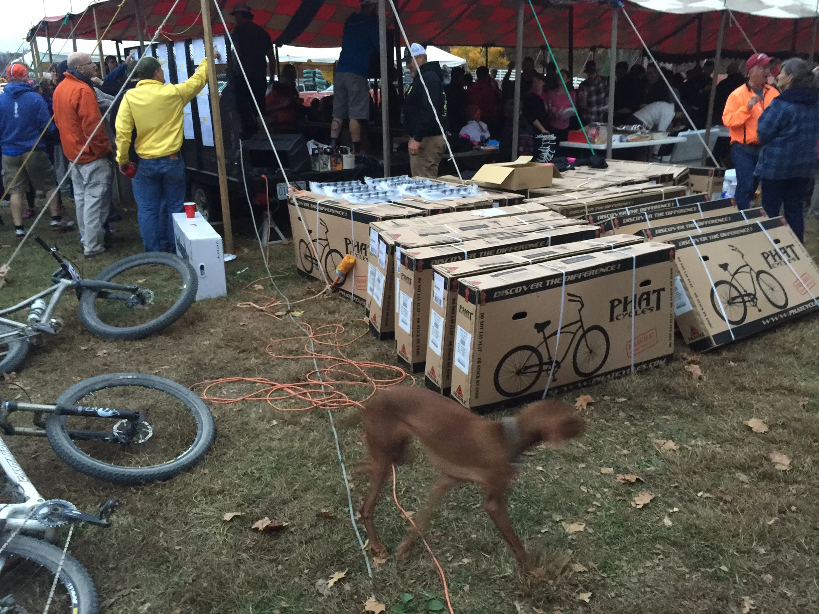 Lots of swag to be had at the awards.