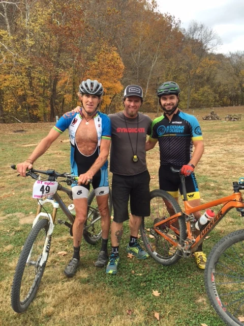 Me, Scott and Bryan right after the finish.