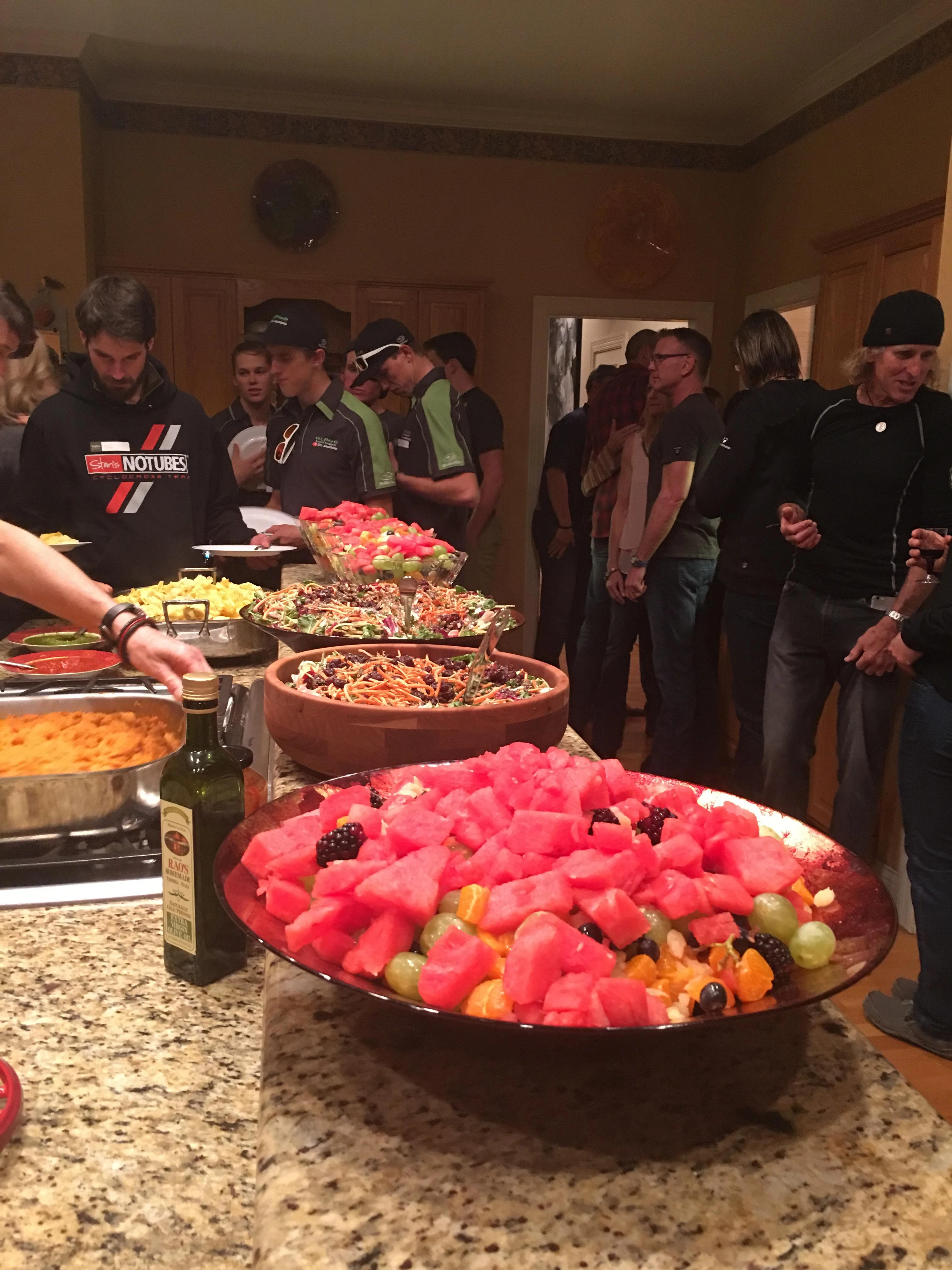 The food was pretty impressive.