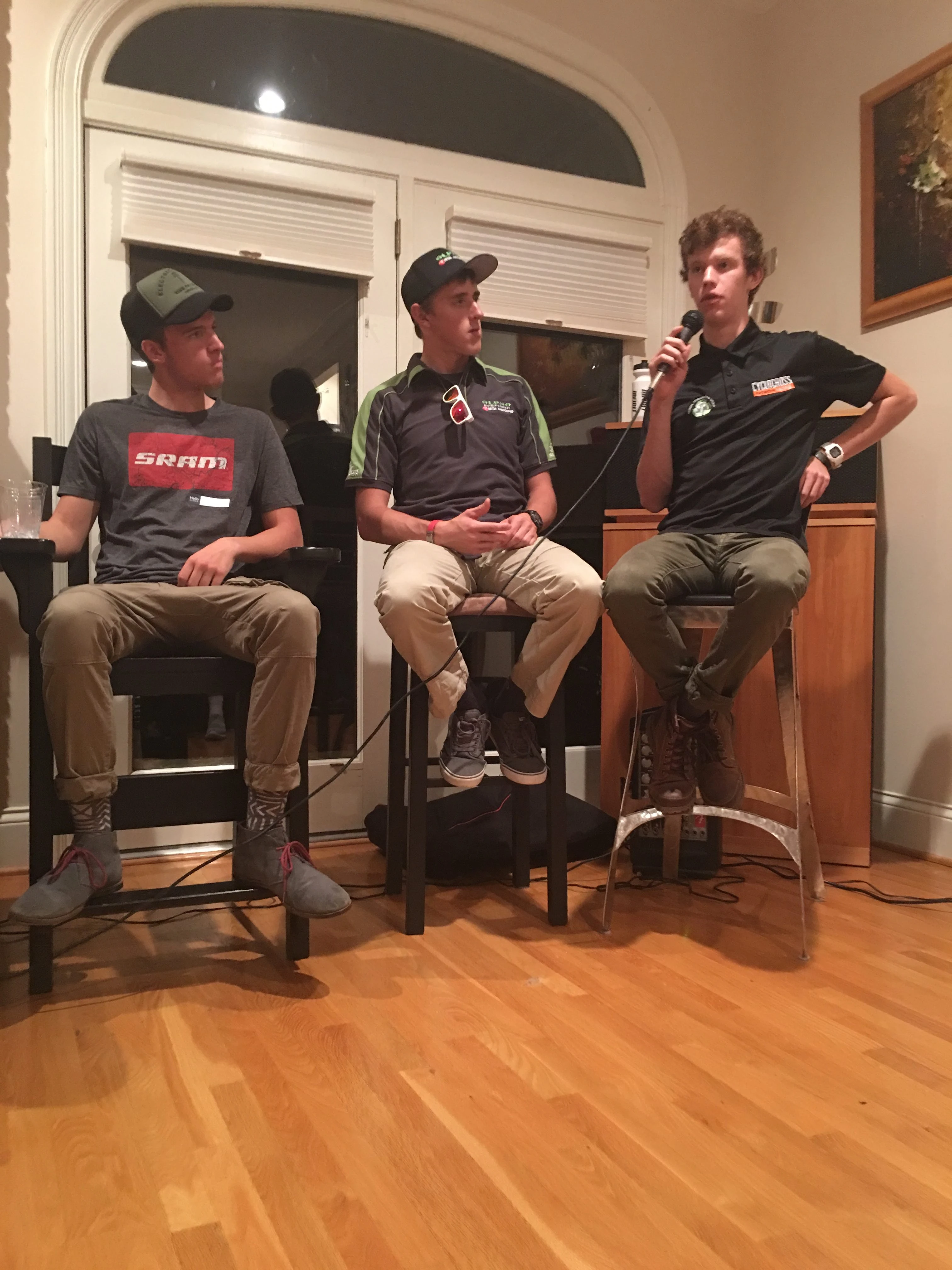 The young guys had some great perspectives. 