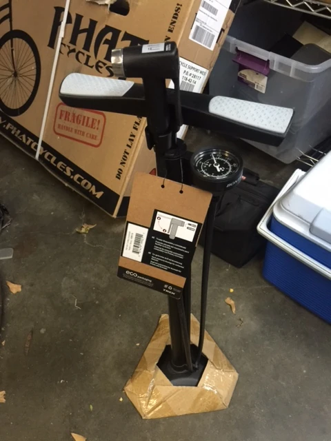 I&rsquo;m using this pump now. I won it at Chequamegon. I didn&rsquo;t take the packaging off because I had no intention of using it much, but that hasn&rsquo;t panned out.