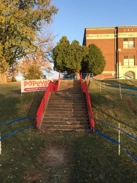 There are two of these nearly back to back on the course. Might be crippled after this.