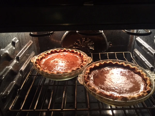 Have can you not be grateful for pie? Pie is my favorite food group.