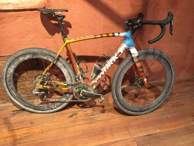 Dan&rsquo;s gravel bike.
