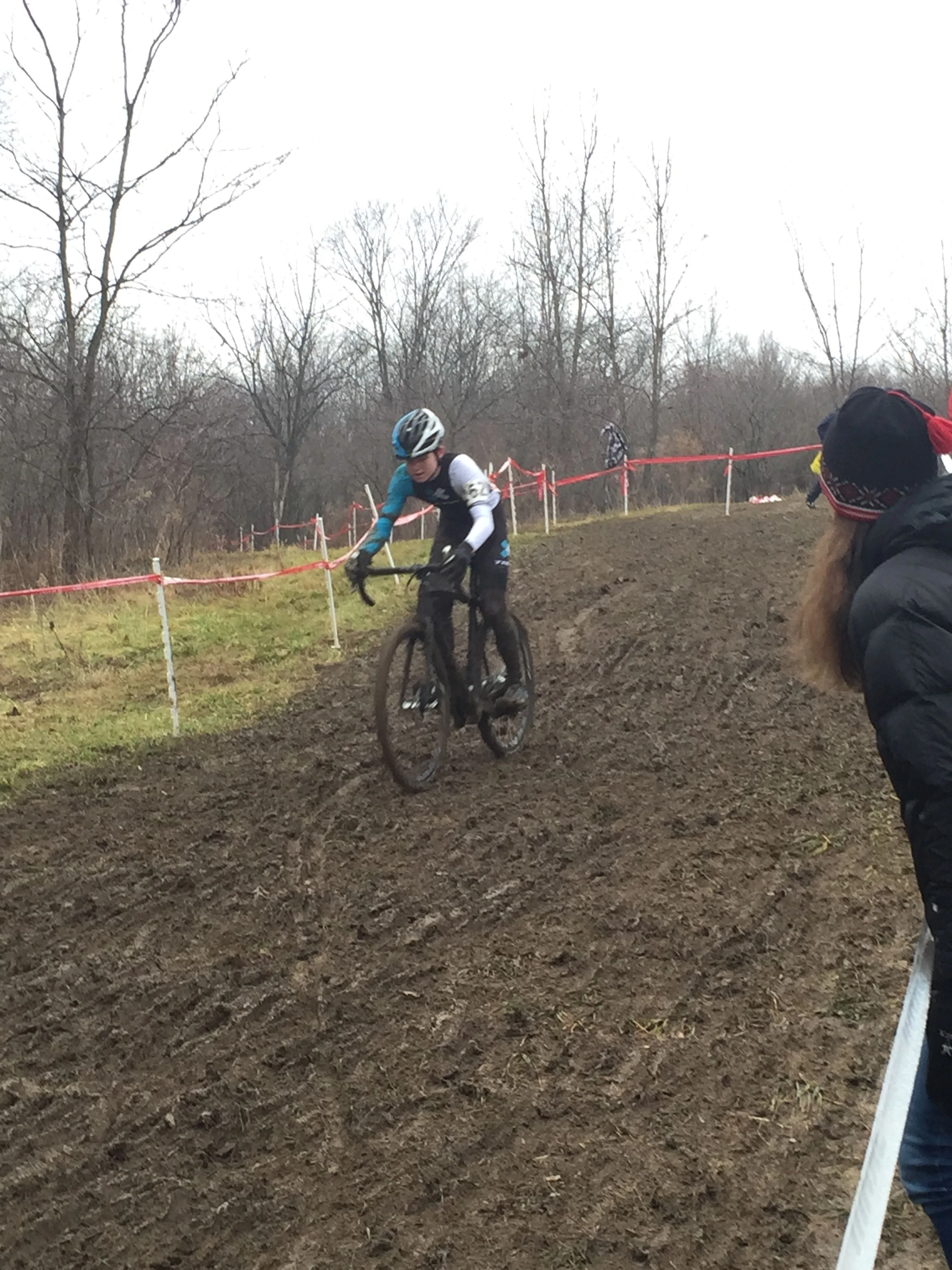 This is my friends Kent McNeill&rsquo;s kid, Dillion. He is killing it on a bike. He&rsquo;s 14 years old and finished top 3 in the Category 2 races all three days I think.