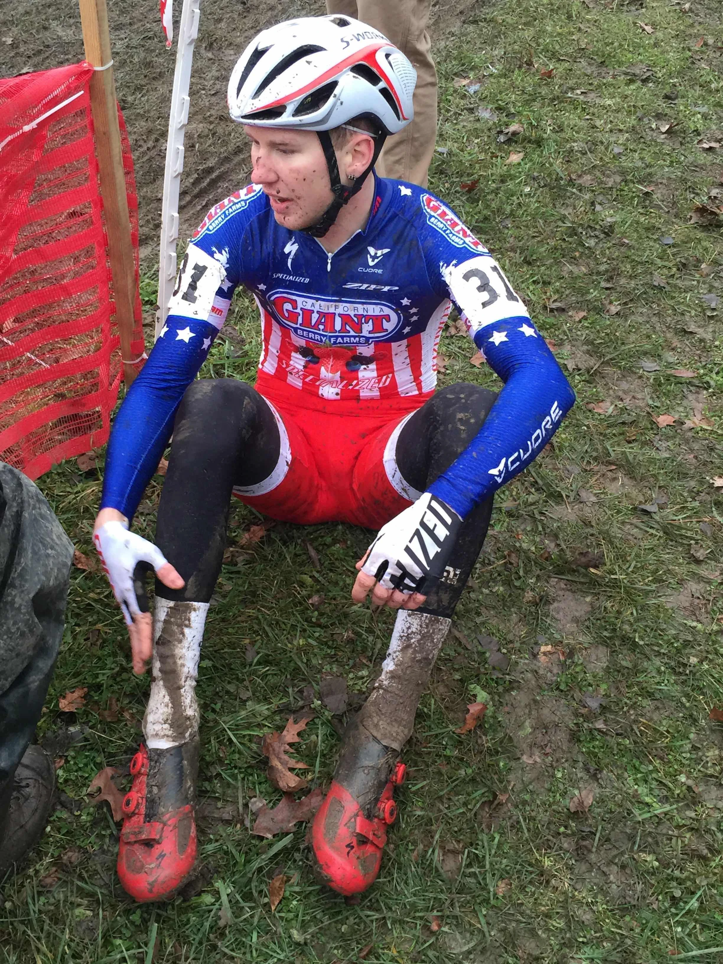 He sat up pretty quickly and seemed alright.