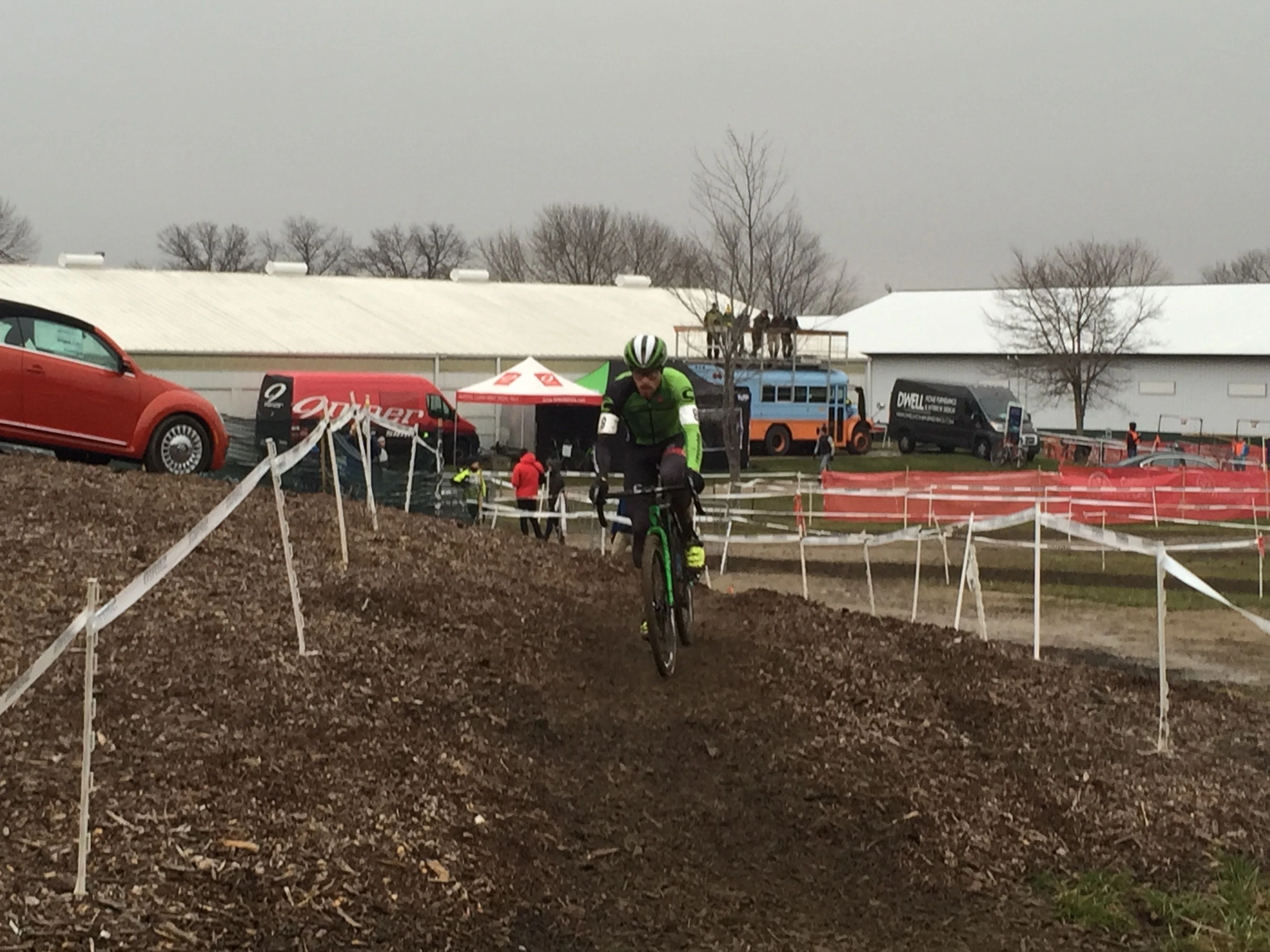 Stephen Hyde was so good until the last 1/2 lap yesterday.