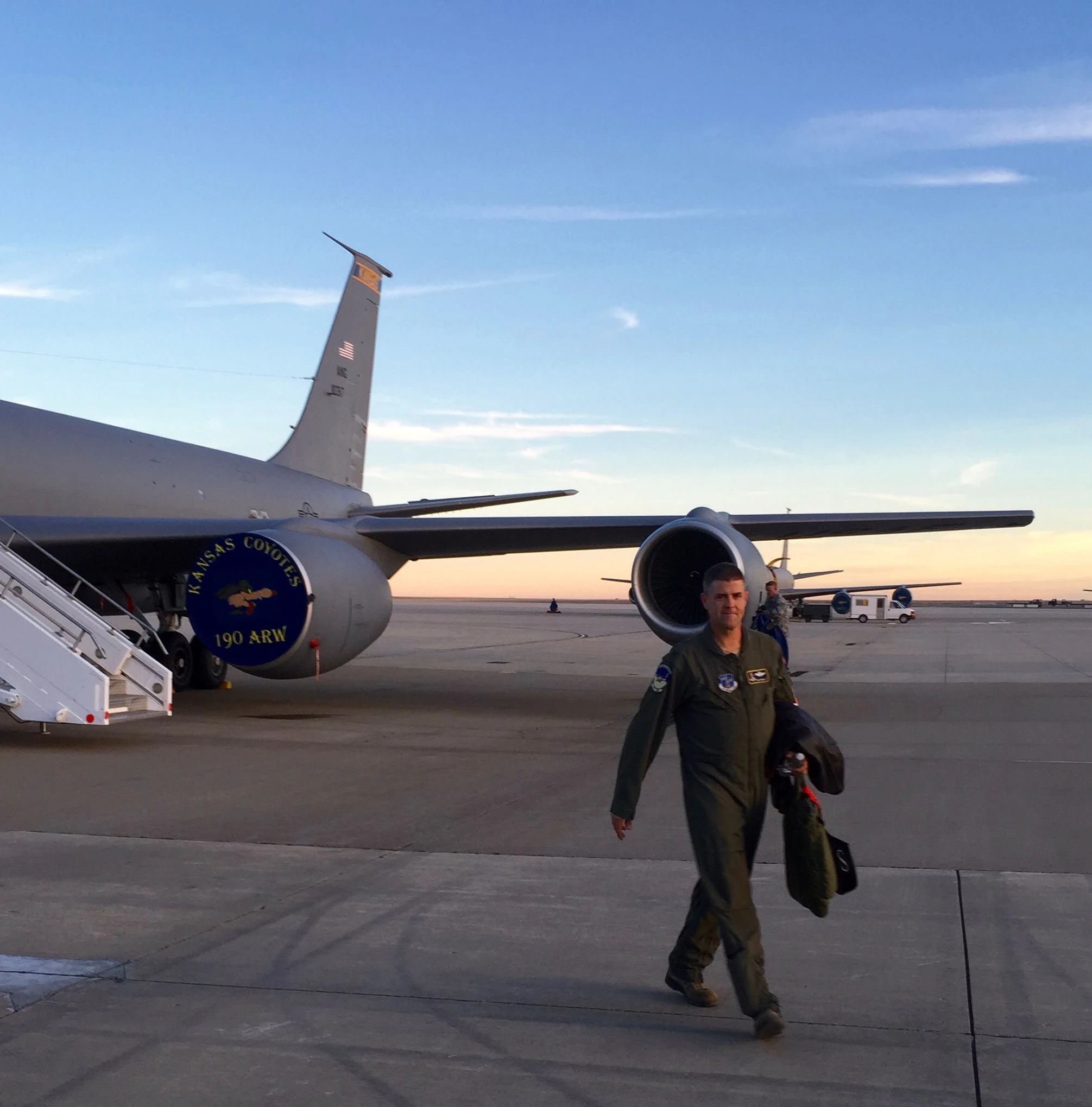 This is Col. Chuck Remboldt. Super nice guy.