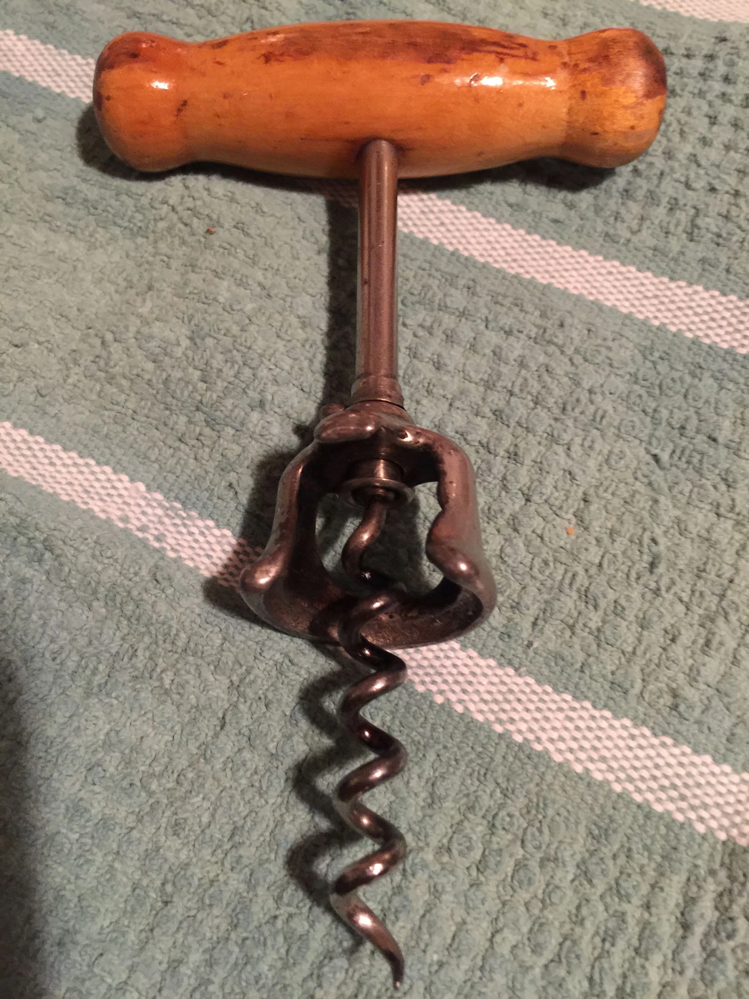 Truid’s mom’s wine corkscrew. It is an antique, but works pretty great.