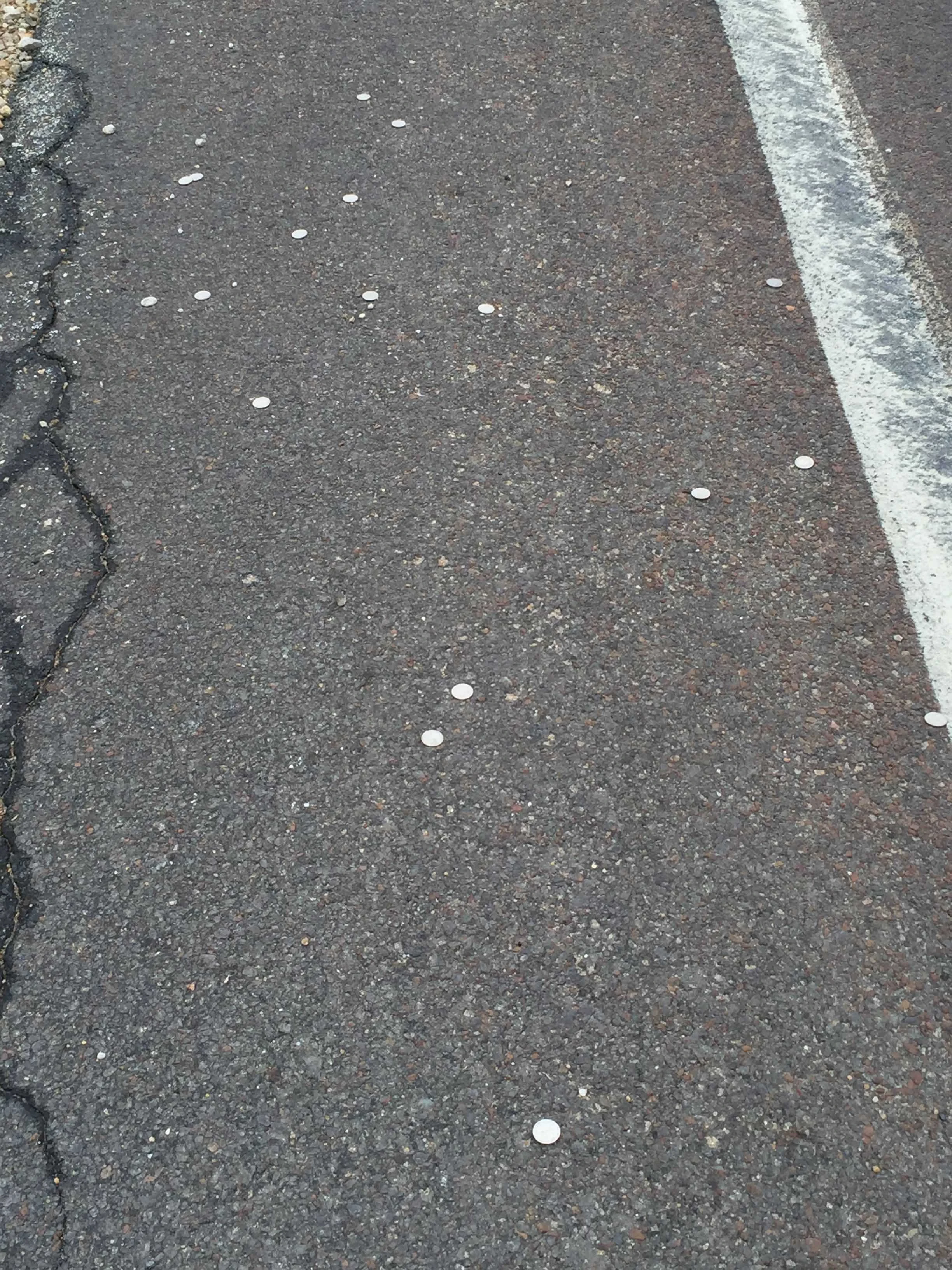 Quarters on the road.