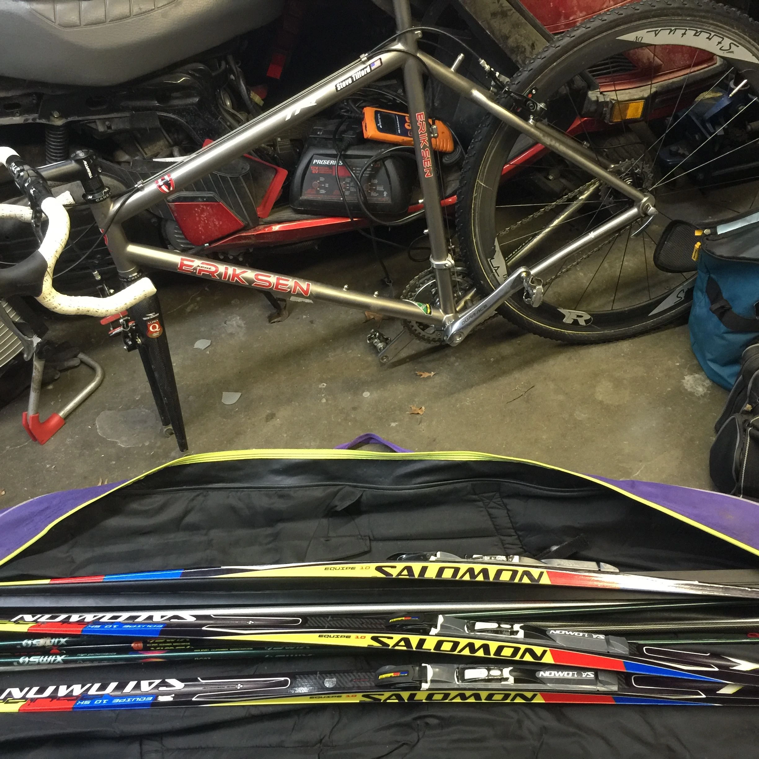 It is nice when you can get a bike race and ski in the same week.