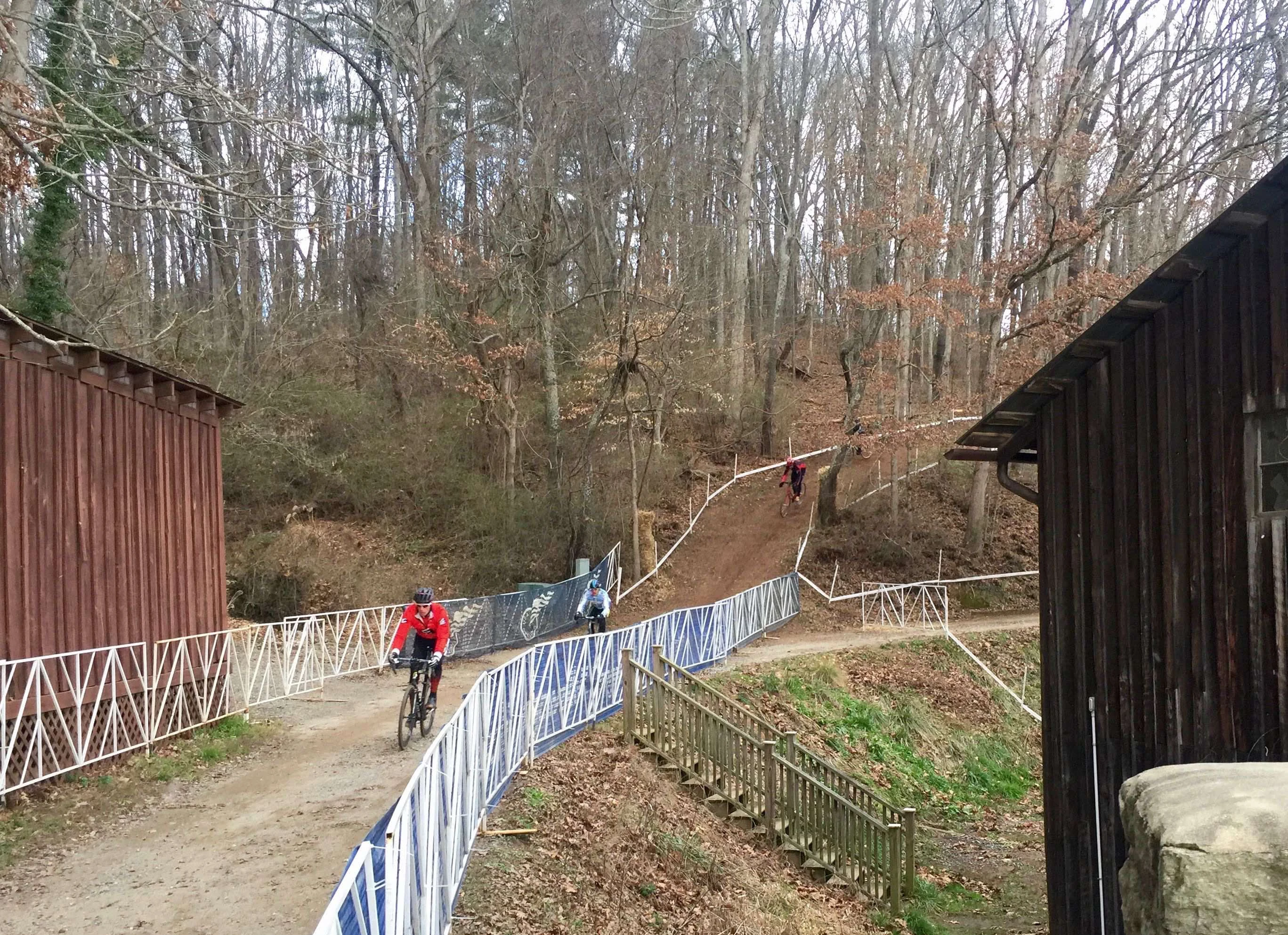 And this is just one of the run outs of the descending. Lot of relief in this course. 