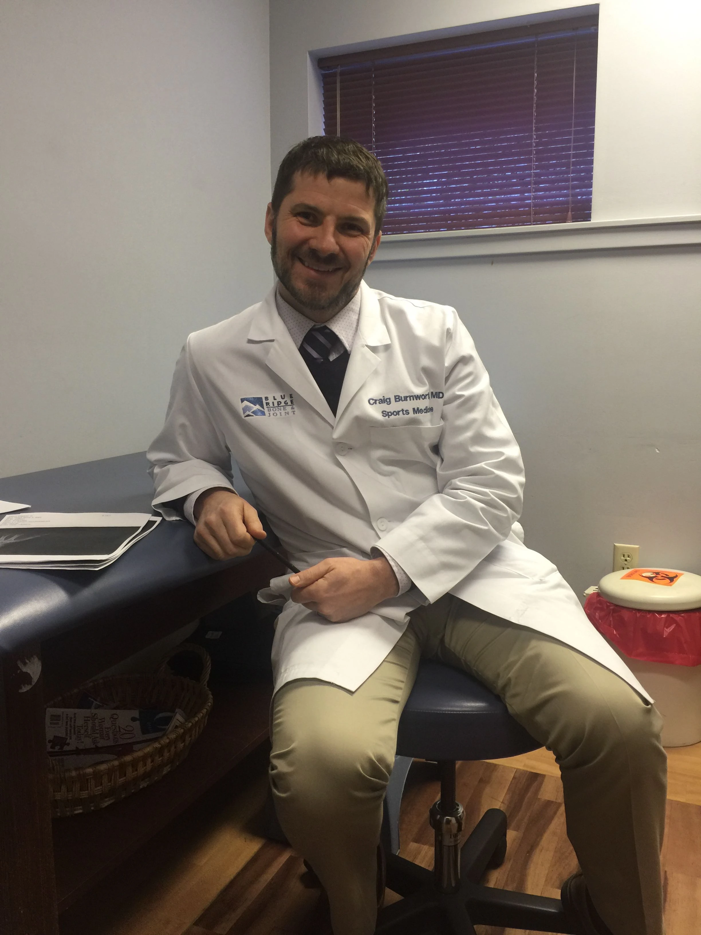 This is Dr. Craig Burnworth. He gave me some good insight about my options. He is a long distance trail runner and knows all about racing hurt. The one thing about getting hurt, recently, is running into super guys like him.