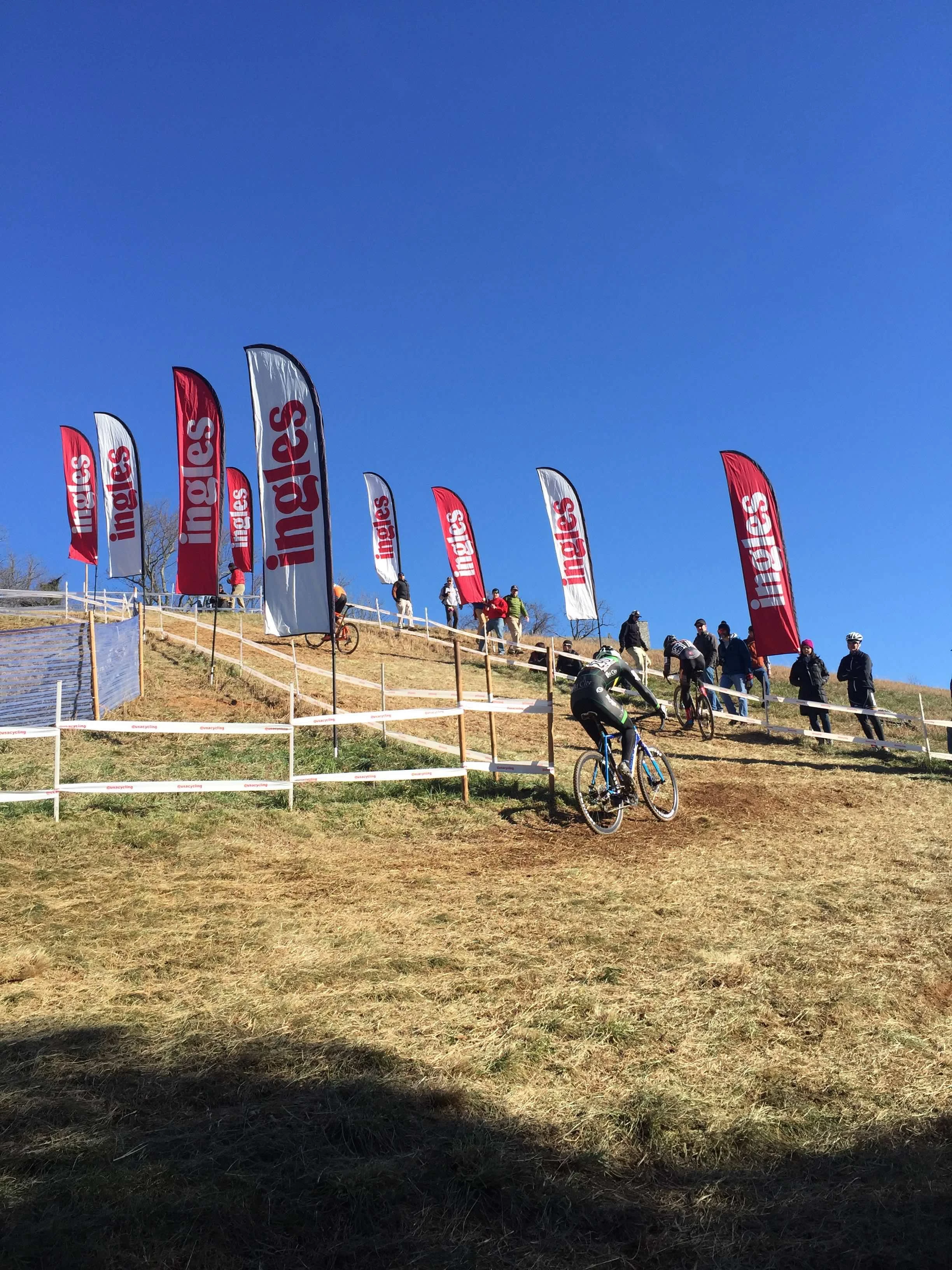 This is a pretty cool section of the course. But, once again, wet, it is going to be a completely different story.