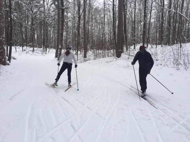 Dennis and Trudi heading out from the Northend.