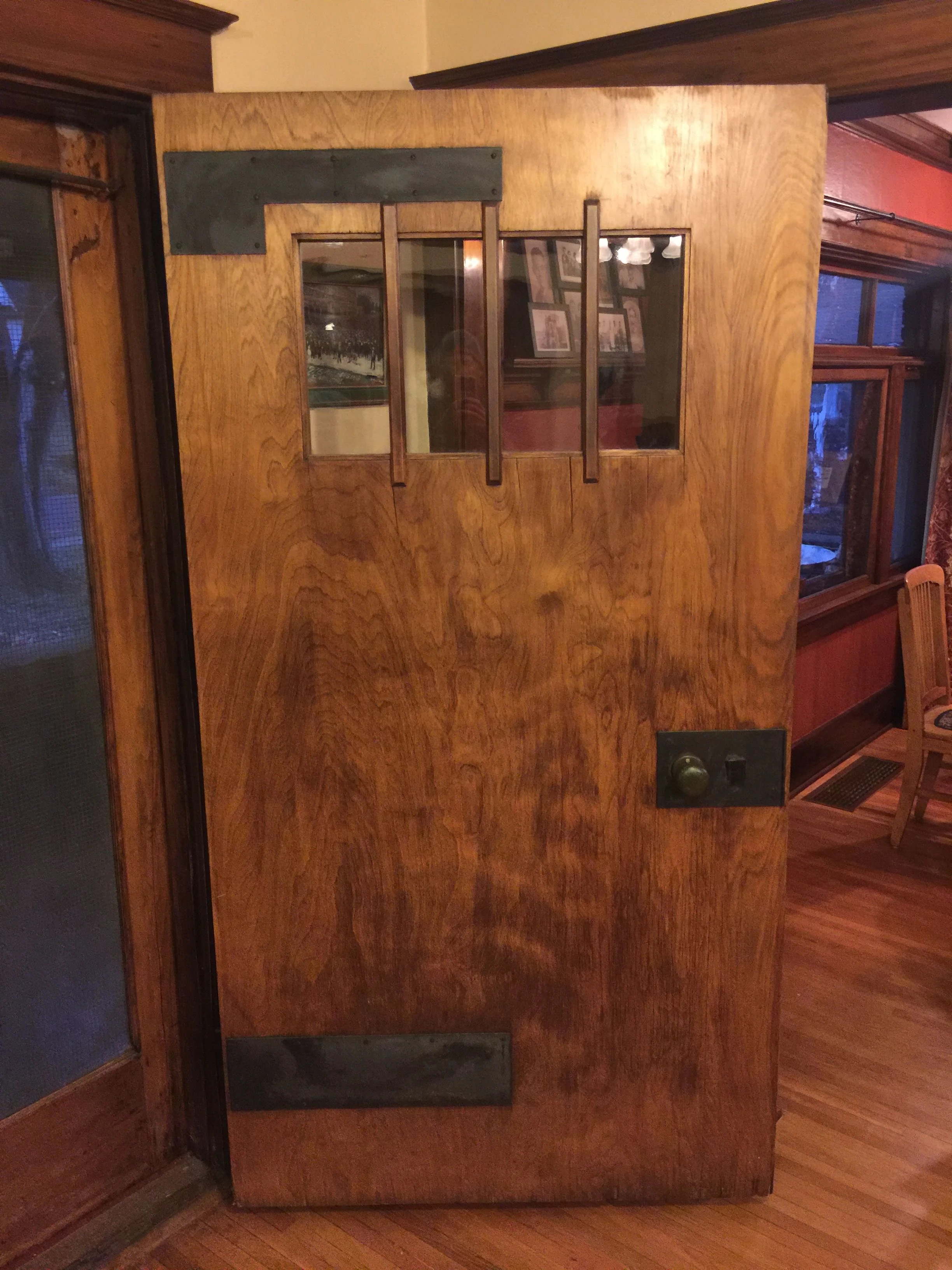 Check out their front door.