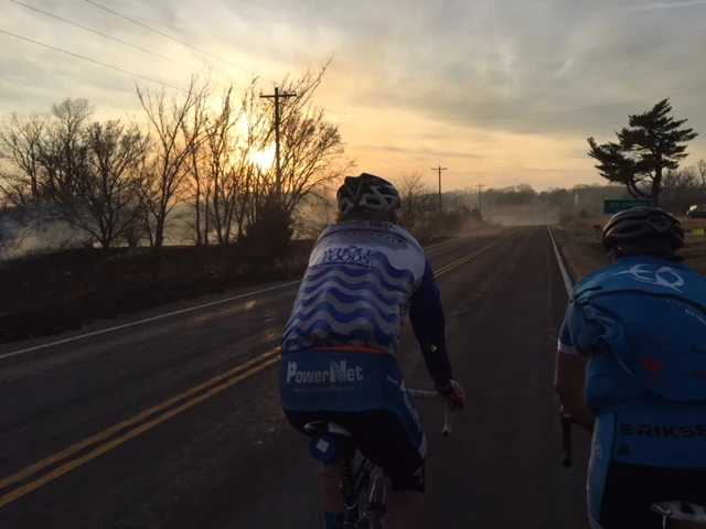 Kris and Bill on the way home.