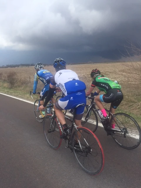 We got a little lucky missing the thunderstorms.