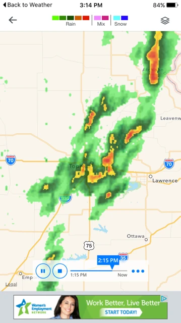 The radar wasn&rsquo;t good for the ride home.