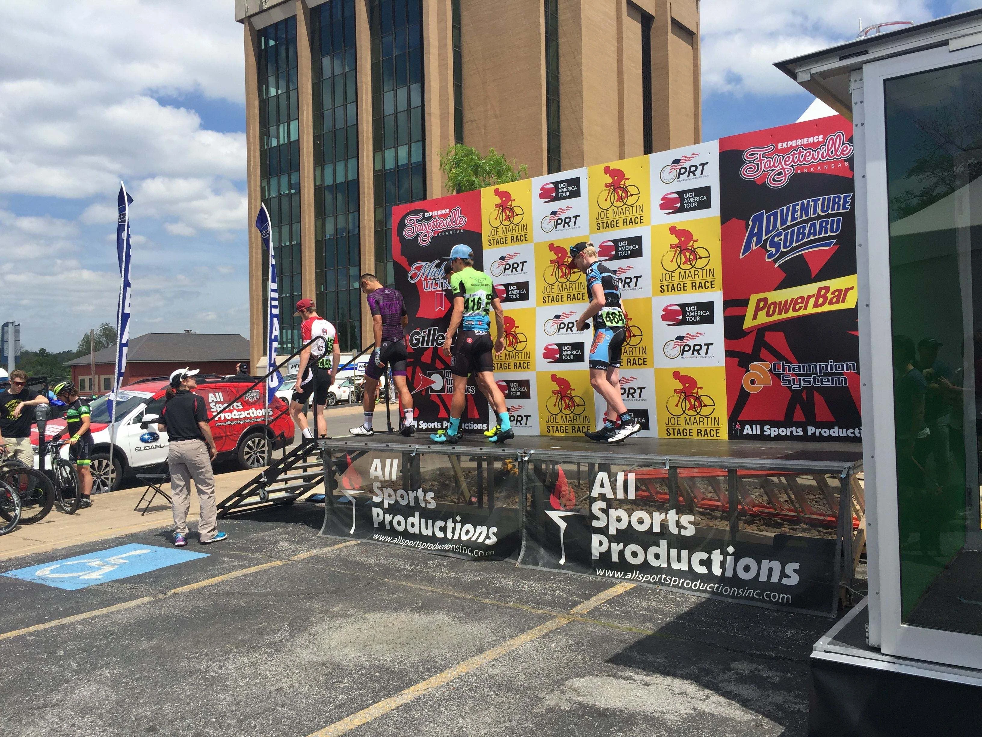 Kind of missed the photo of the 1/2 podium. All these guys rode great.