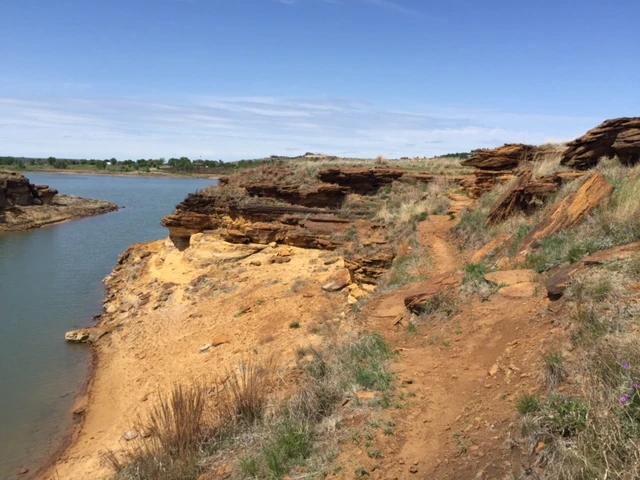 You have to be careful or there is quite a drop off.