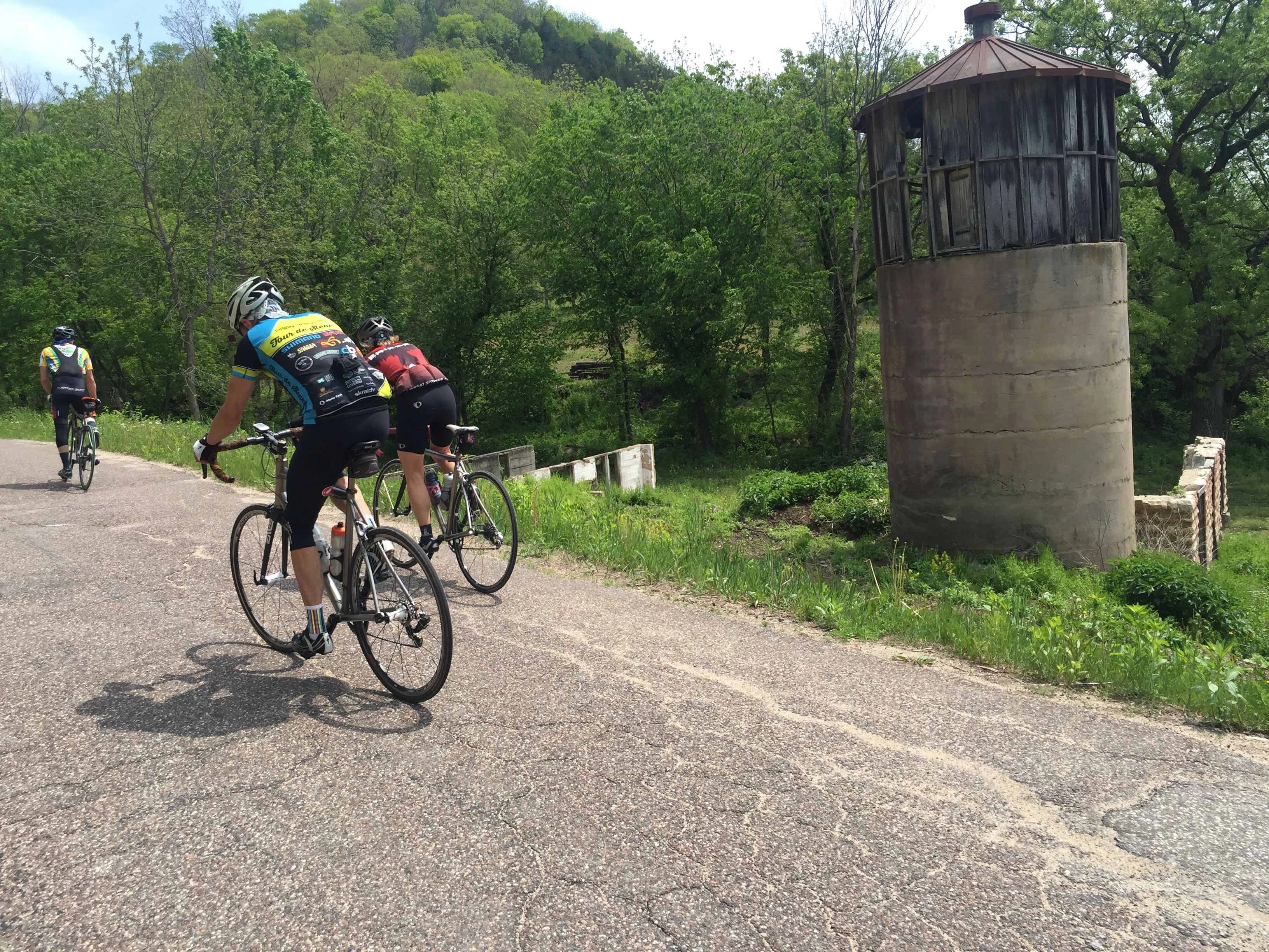 It&rsquo;s hard to see how steep the climbs are, but they are steep.